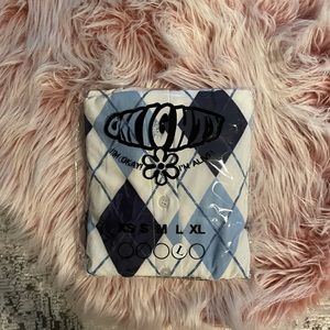 ON HOLD DO NOT BUY Omighty argyle playsuit